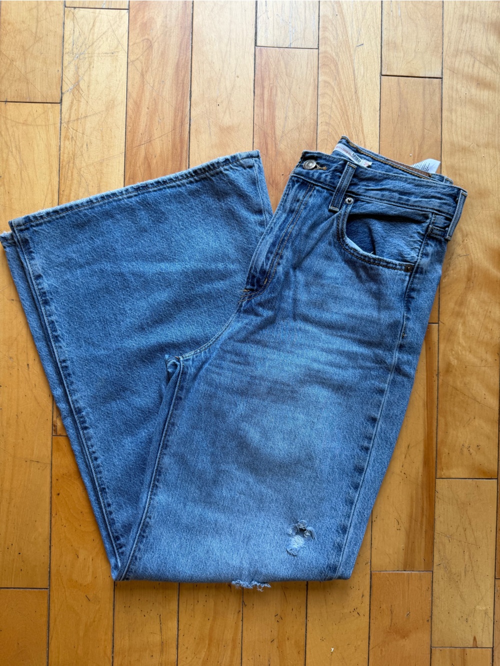 Levi's Light Blue ‘High Loose Flare’ Jeans